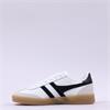 Gola Viper Leather Gumsole Retro Trainer - White Black